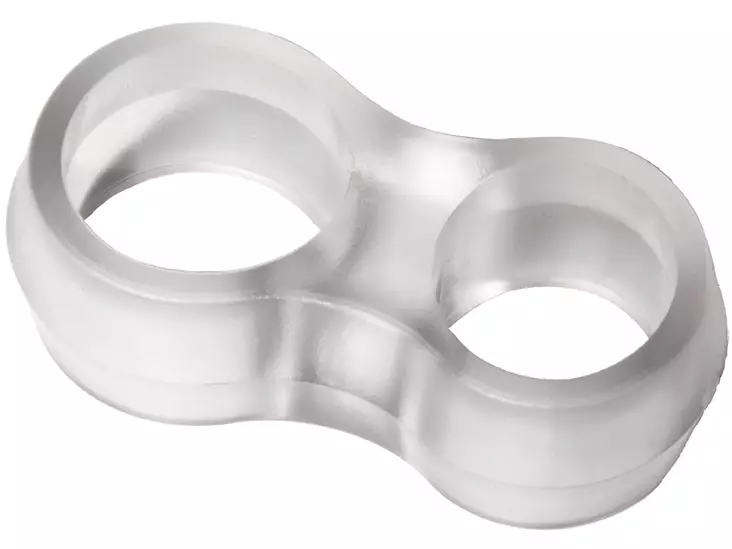 Pisla ovenpysäytin 46x24mm 2kpl silikoni/kirkas - Aukipitolaitteet - 0001878 - 1