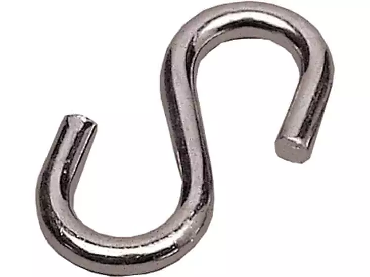 Pisla s-koukku 25mm 5kpl sinkitty - Katto- ja kulmakoukut - 0002208 - 1