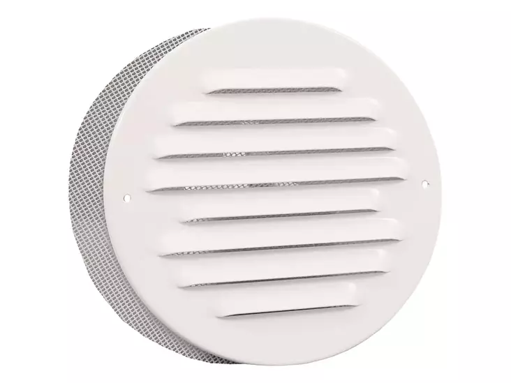 Pisla säle 80mm valkoinen - Säle- ja korvausilmaventtiilit - 0002378 - 1