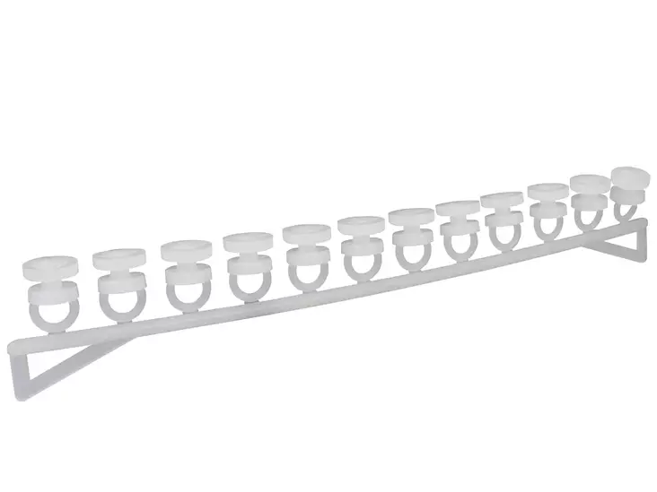 Pisla U-kiskon pyöräliukusarja 24kpl valkoinen - Kaihtimet ja kaihdintarvikkeet - 0001748 - 1