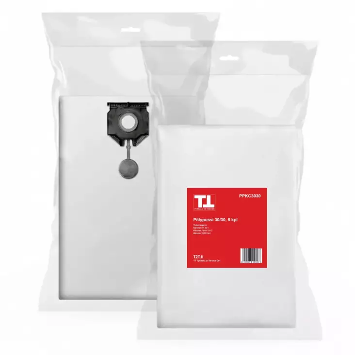 Pölypussi fleece 5kpl Hilti VC40-U, Kärcher NT30/1, NT40/1 - Imurien pölypussit ja suodattimet - 0004808 - 1