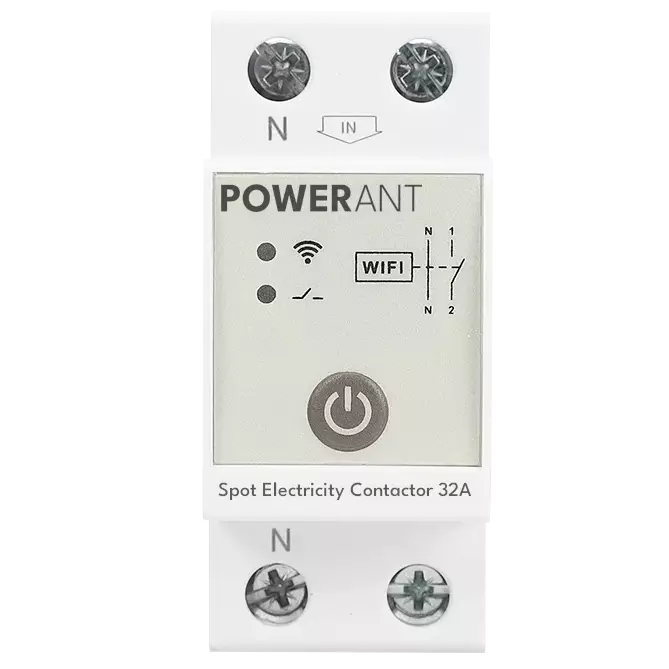 Powerant Pörssisähkö kontaktori 32A - Sulakkeet ja vikavirtasuojat - 0019228 - 1