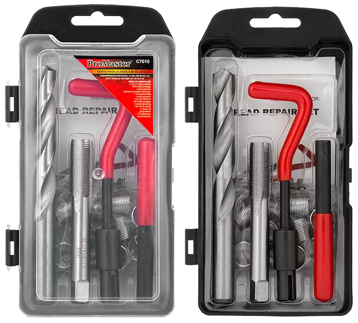 Promaster kierteenkorjaussarja M14x1.25mm 15-os. - Kierretyökalusarjat - 0006218 - 1