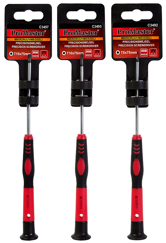 Promaster mikroruuvimeisseli T6x75mm - Tarkkuusmeisselit ja -sarjat - 0005888 - 1