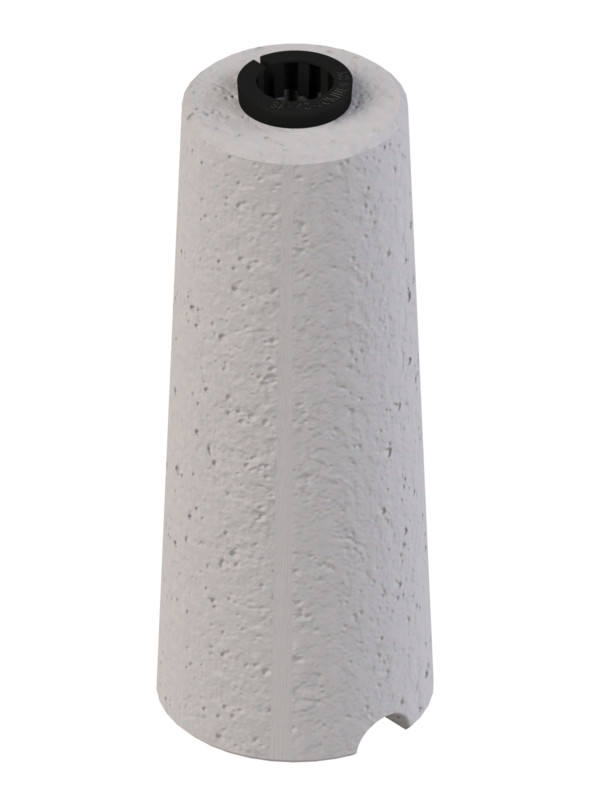 Pylväsjalusta 60mm putkelle - Muut sähköasennustarvikkeet - 0007508 - 1