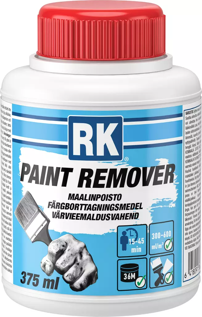RK Maalinpoisto 375ml - Maalinpoistoaineet - 0008838 - 1
