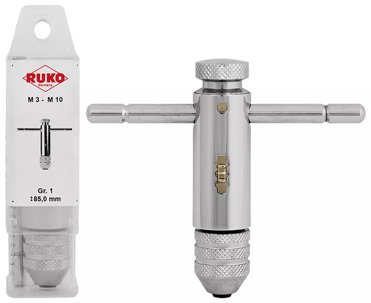 Ruko Kierretapinväännin räikällä M3-M10 - Kierrepakat, kierretapit ja vääntimet - 0006208 - 1