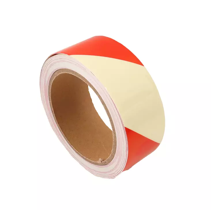 SafeMate Hohtava teippi 40mm punaisilla väleillä, 10 metriä - Erikoisteipit - 0004058 - 1