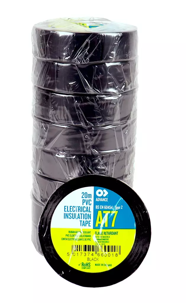 Sähköteippi 19mmx20m musta - Teipit yleiskäyttöön - 0003228 - 1