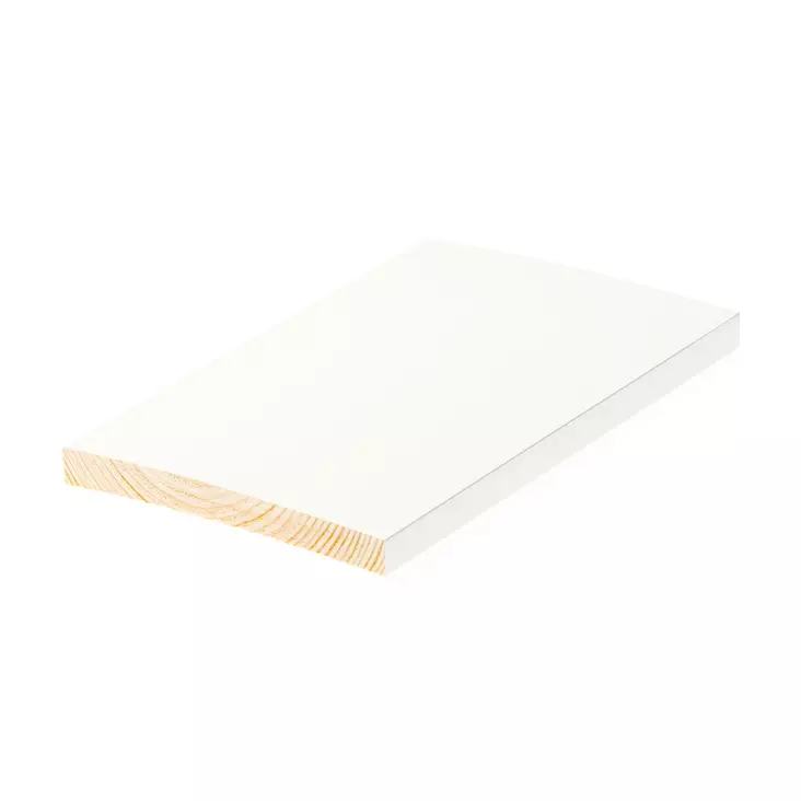 Smyygi 15x140x2400mm valkoinen - Peitelistat - 0000738 - 1