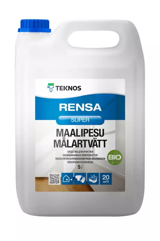 Teknos Maalipesu Rensa Super 5L - Rakennus pesuaineet - 0020628 - 1