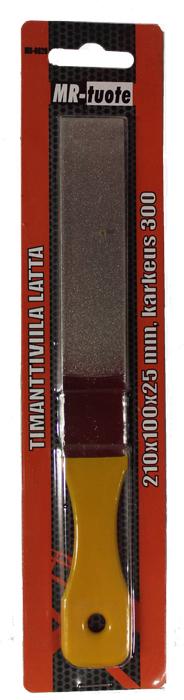 Timanttiviila latta 210*100*25mm, karkeus 300 - Timanttiteroittimet ja hiomakivet - 0006708 - 1