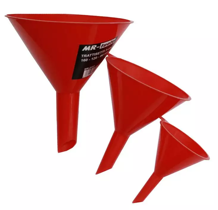 Trattisetti 3-os. 160-120-80mm - Öljynvaihtoastiat ja suppilot - 0017778 - 1