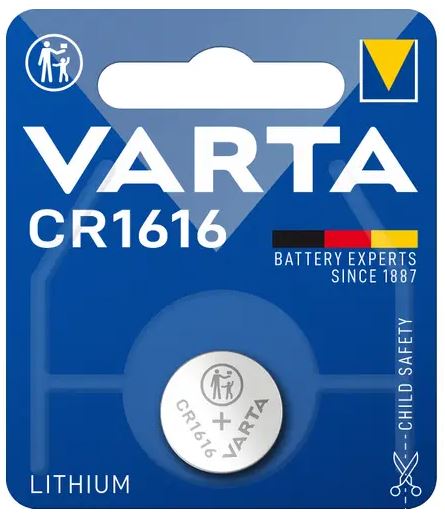 Varta nappiparisto CR1616 1kpl - Nappiparistot - 0012648 - 1