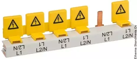 Virtakiskon kosketussuoja 5kpl (keltainen) - Liittimet ja tarvikkeet - 0019638 - 1