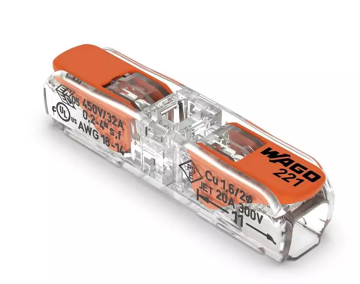 Wago vipurasialiitin 1-Nap 4mm² 10kpl - Liittimet ja tarvikkeet - 0014858 - 1