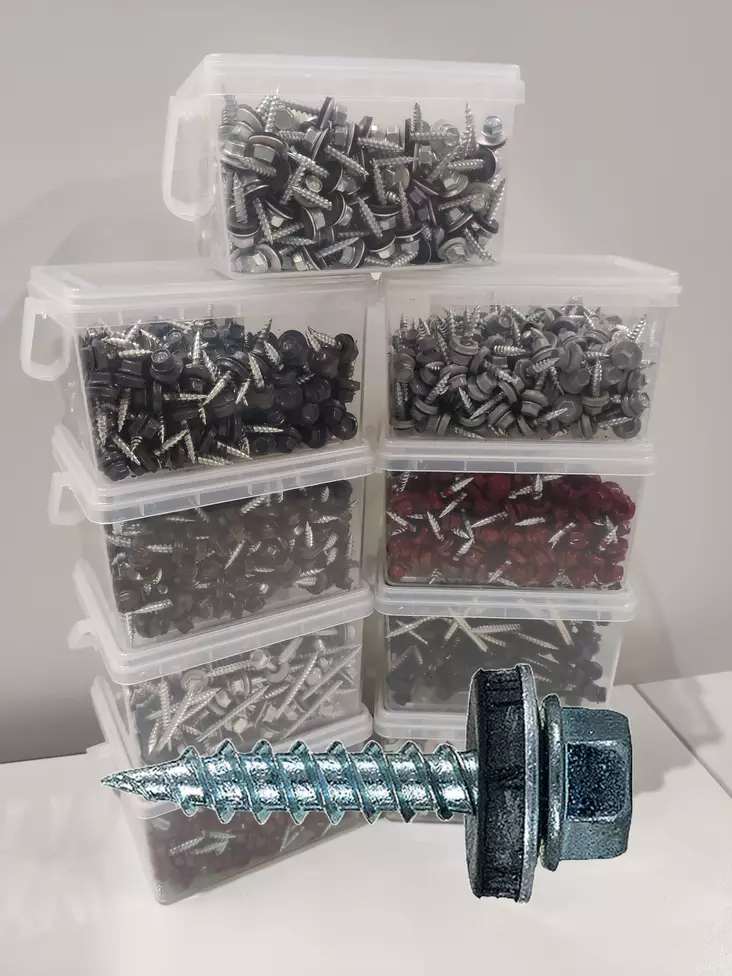 Wurth kateruuvi 4,8x80mm RR32 tummanrus. 100kpl - Kateruuvit - 0012058 - 1