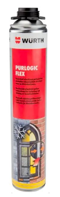 Wurth Purlogic Flex Pistoolivaahto elastinen 750ml - Uretaanivaahdot - 0010548 - 1