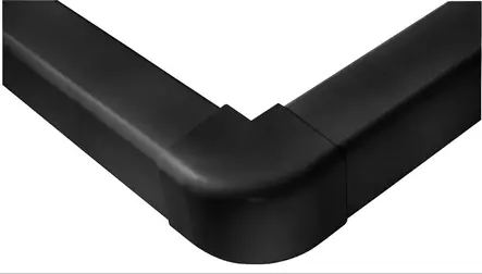 Asennuskanavan kulma 80x60 musta - Johtokourut ja suojaputket - 0021309 - 1