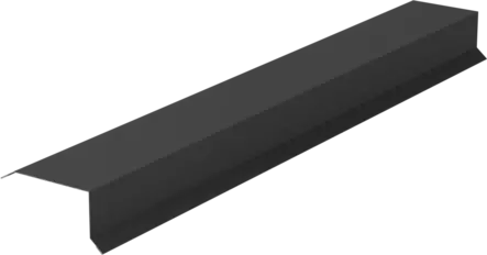 JL EASY Reunalista/Päätylista RAL9005 matta musta 2000mm - Reunapellit - 0018259 - 1