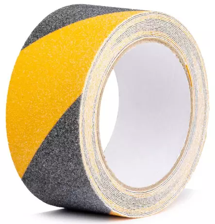 Liukuesteteippi Musta/Kelta 50mm x 5m - Liukuesteteipit - 0015109 - 1