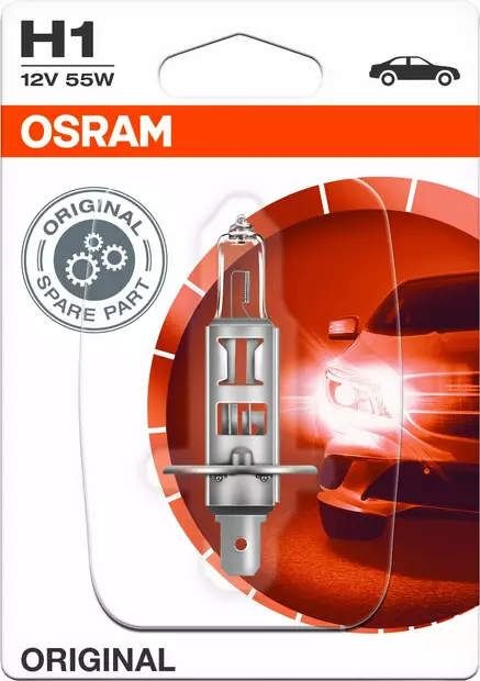 Osram Original 12V H1 polttimo 55W - Autopolttimot - 0008159 - 1