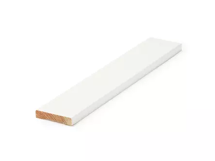 Peitelista 12x58x2200mm valkoinen - Peitelistat - 0000729 - 1