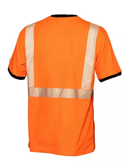 Priha Huomiovärinen T-paita puuvilla oranssi Lk.2 S - Työtakit ja paidat - 0016019 - 2