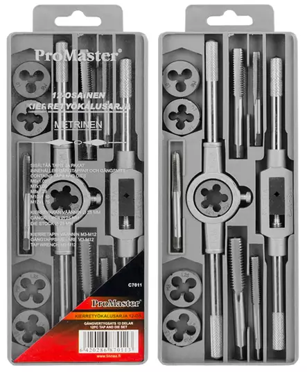 Promaster kierretyökalusarja 12-os - Kierretyökalusarjat - 0006219 - 1