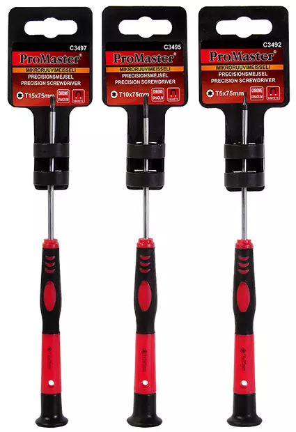 Promaster mikroruuvimeisseli T8x75mm - Tarkkuusmeisselit ja -sarjat - 0005889 - 1