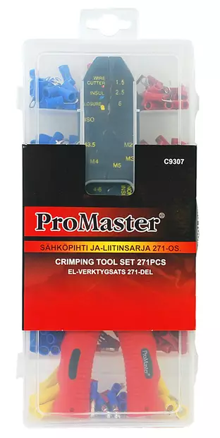 Promaster Sähköpihti- ja liitinsarja 271-os. - Liittimet ja tarvikkeet - 0022079 - 2