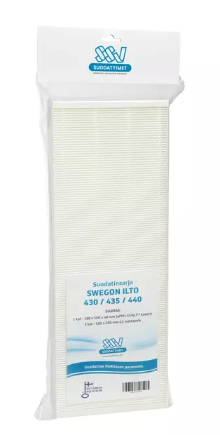SSV Swegon Ilto 430 / 435 / 440 Ilmanvaihtokoneen suodatin - Ilmanvaihtokoneen suodattimet - 0002719 - 1