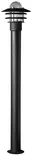 Pylväsvalaisin Käpylä Bollard IP44 E27 1100mm musta - Ulkovalaisimet - 0003989 - 1