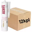 Akryylimassa valkoinen 310ml LAATIKKO (12kpl) - Silikonit ja akryylimassat - 0022059 - 1