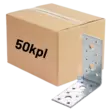 Kulmalevy 90x90x40x3,0mm 50kpl (LTK) - Kulmalevyt - 0022369 - 1