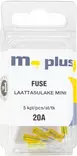 M+ MINI laattasulake 20 A keltainen 5kpl - Sulakkeet ja rasiat - 0008259 - 1