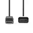 Nedis DisplayPort uros-HDMI naaras 0.20m - Tietokonetarvikkeet - 0007049 - 1