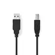 Nedis USB kaapeli 2.0 USB-A Uros-USB-B Uros 2.00m - Tietokonetarvikkeet - 0007059 - 2