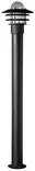 Pylväsvalaisin Käpylä Bollard IP44 E27 1100mm musta - Ulkovalaisimet - 0003989 - 3