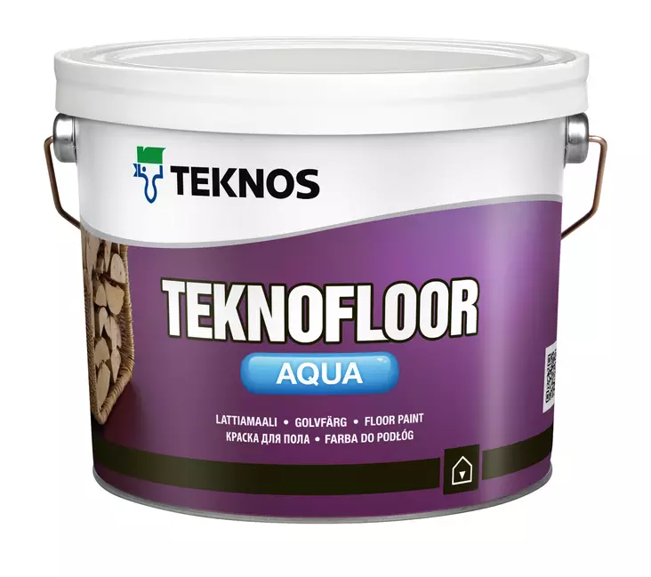 Teknos Lattiamaali Teknofloor Aqua C-Pohja 2,7L - Sisämaalit - 0019959 - 1