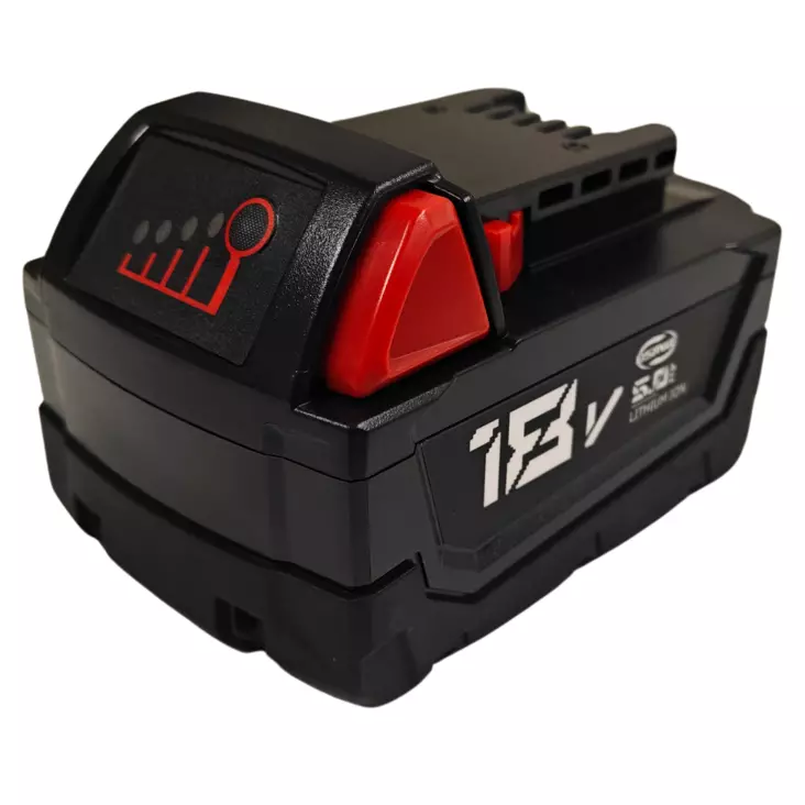 Tarvikeakku 5Ah milwaukee M18 18V yhteensopiva - Työkaluakut ja -laturit - 0020089 - 1