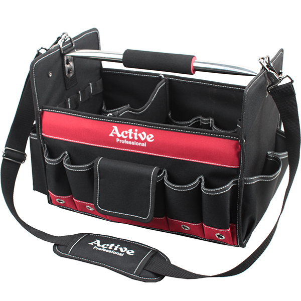 Active Avoin työkalulaukku, metallikahva - Työkalulaukut  - 0011429 - 1