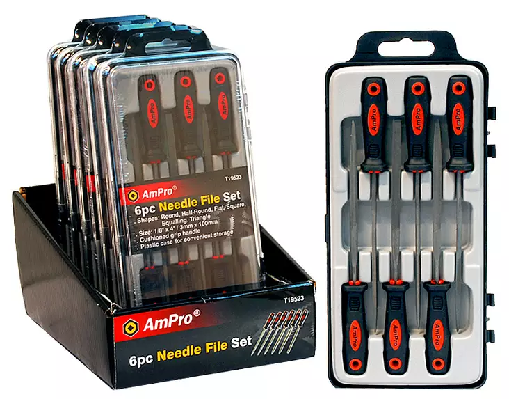 Ampro neulaviilasarja 6-os - Metalliviilat - 0006139 - 1