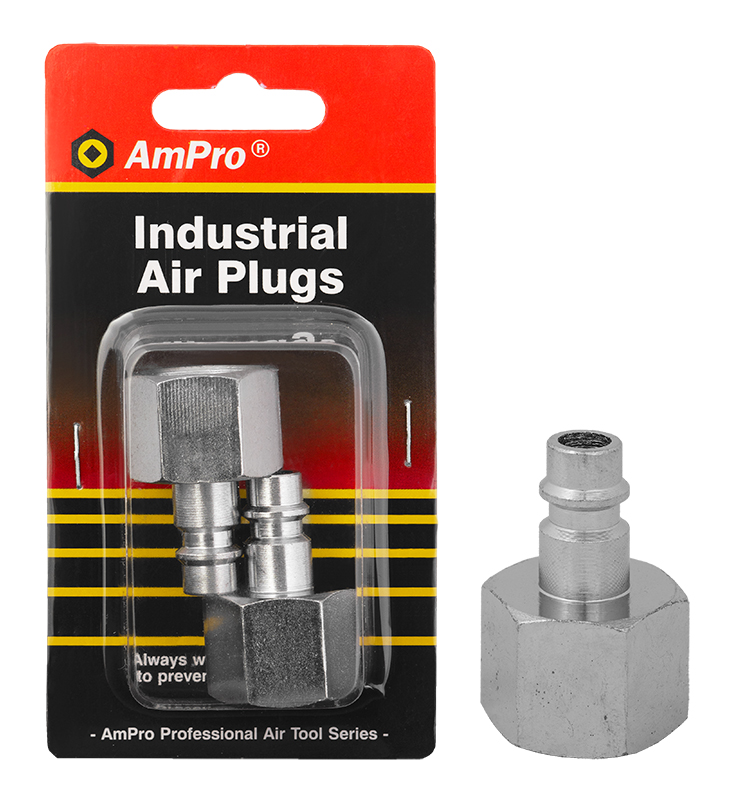 Ampro PI liitin 1/2" SK 2kpl - Paineilmaliittimet - 0006259 - 1