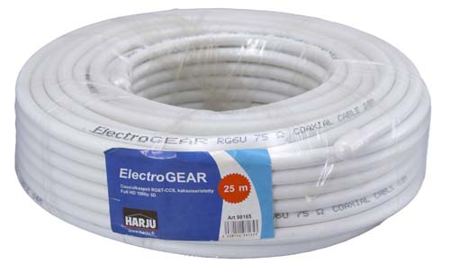 Antennikaapeli RG6T-CCS 25m - Antenni- ja datatarvikkeet - 0016899 - 1