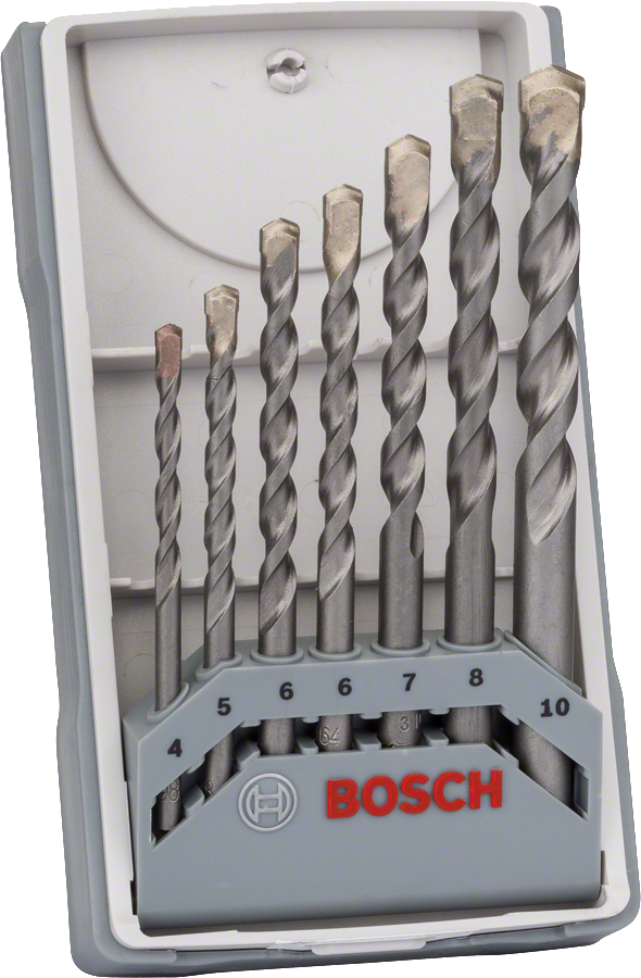 Bosch betoniporanteräsarja 7-os 4-10mm - Poranteräsarjat - 0000649 - 1