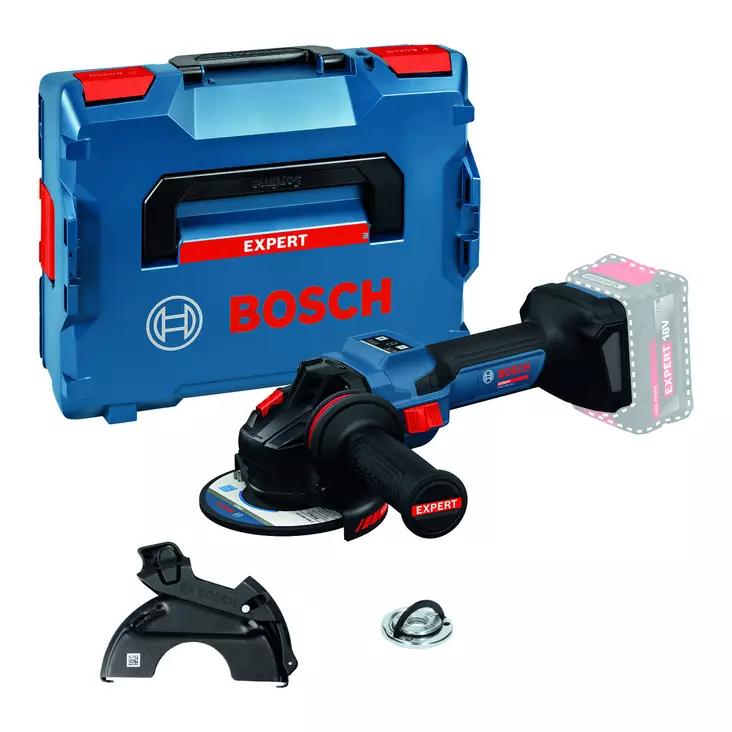Bosch Expert Akkukulmahiomakone 125mm runko EXWS18V-15S + L-Boxx - Akkukulmahiomakoneet - 0021669 - 1