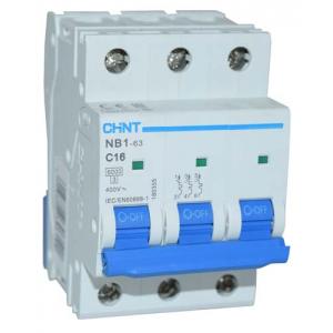 Chint johdonsuoja-automaatti 25A 6kA C 3P - Sulakkeet ja vikavirtasuojat - 0010149 - 1