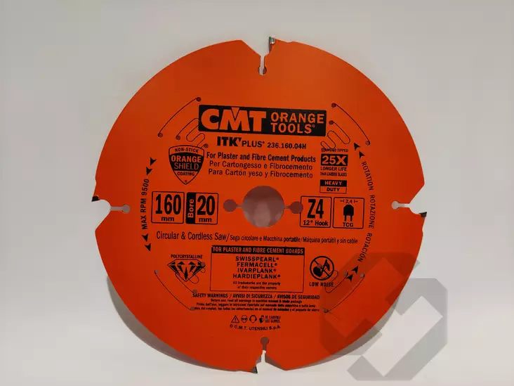 CMT Timanttiterä 160x4Tx20mm - Erikoisterät metallille - 0014379 - 1