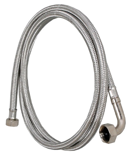 E-P tulovesiletku 2m RST 3/4" kulma-1/2" suora - Poisto-ja tulovesiuletkut - 0004639 - 1